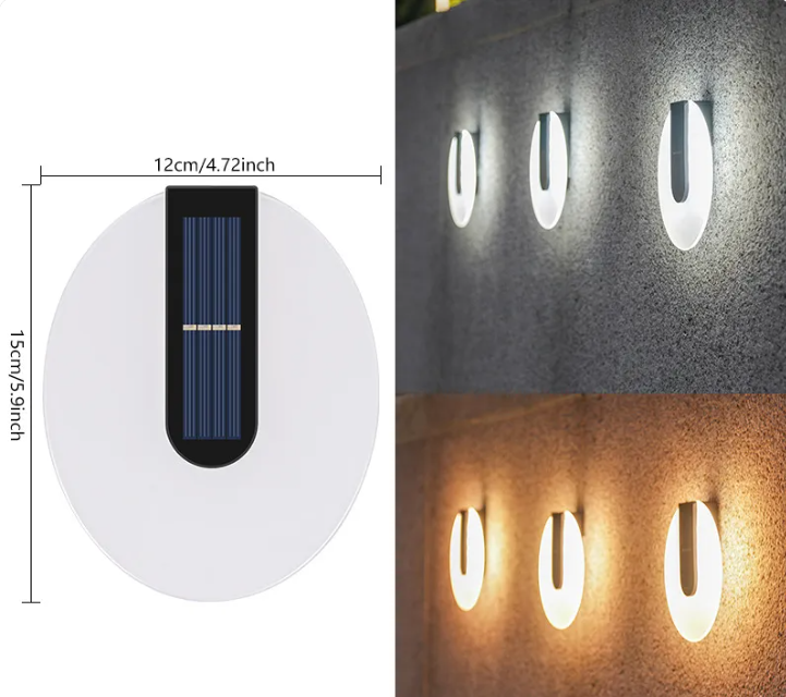 Solar Outdoor Yard Lamp – Waterproof Abstract LED Garden Light