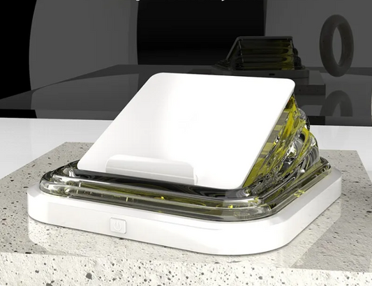 Smart Wireless Charger with 7-Color Ambience LED Light – USB Powered