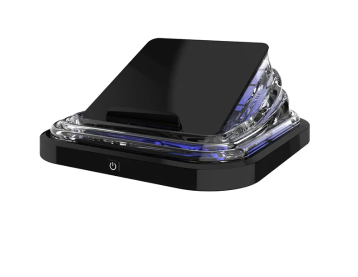 Smart Wireless Charger with 7-Color Ambience LED Light – USB Powered