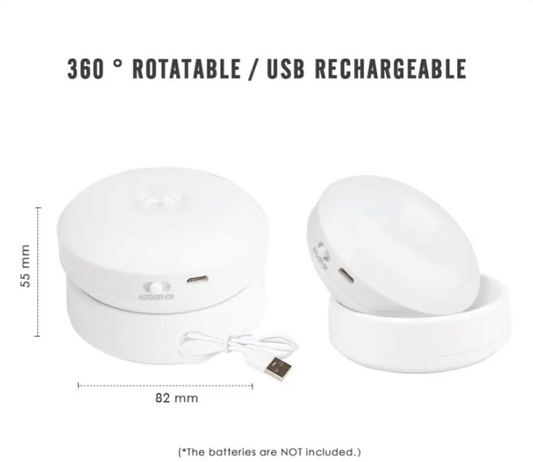 Smart Cabinet Light with Motion Sensor and Clock