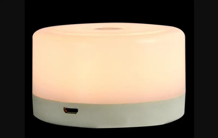 Mini USB LED Night Light – Portable Round Lamp