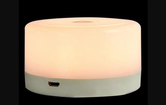 Mini USB LED Night Light – Portable Round Lamp