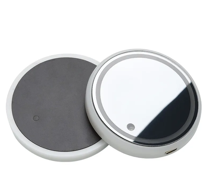 LED Car Cup Holder Light – RGB Ambient Coaster (Solar & USB Charging)