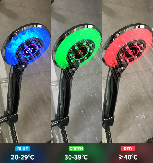 Adjustable 3-Mode LED Shower Head