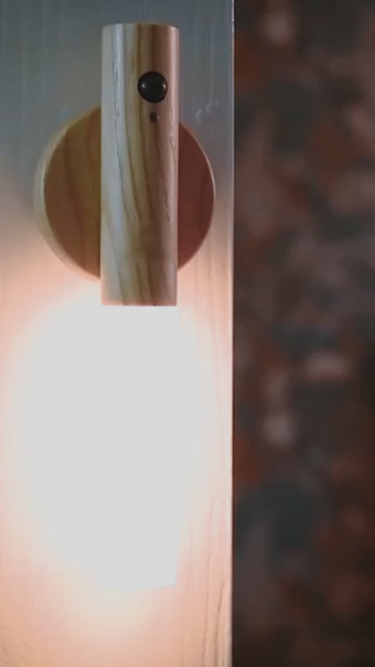 Magnetic USB LED Wireless Night Light – PIR Motion Sensor, Warm Glow