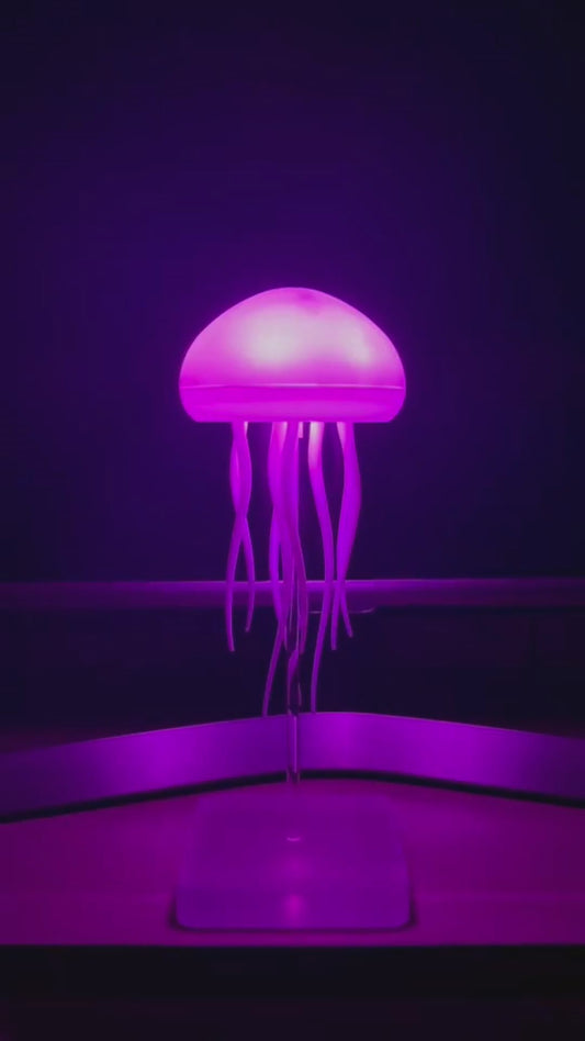 Voice Control Jellyfish LED Lamp – Full-Color Mood & Night Light
