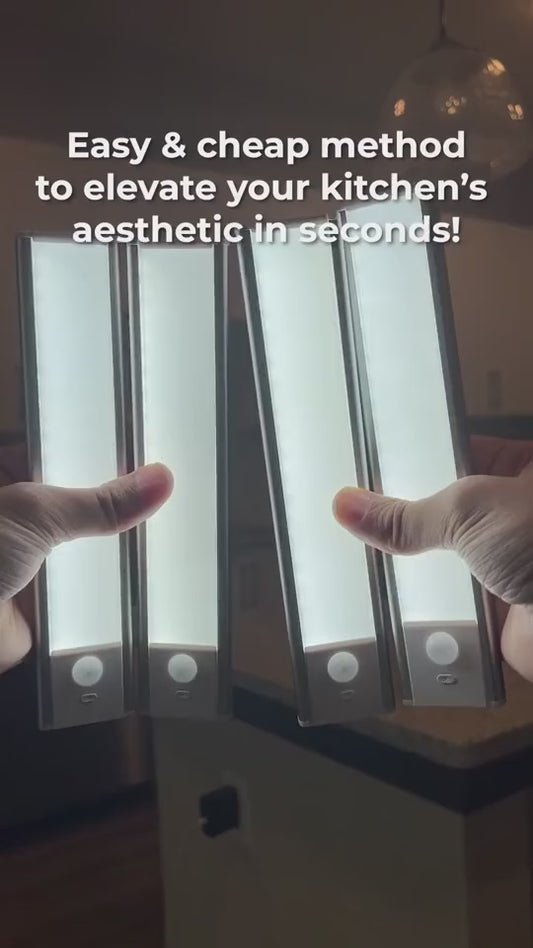 Smart Infrared Sensor Wireless Cabinet Light – Magnetic Rechargeable LED Strip for Wardrobe, Hallway, and Cabinets